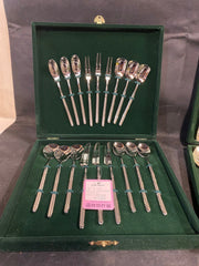 Vintage Sammi Industrial Co Oriental Style Silverware and Chopsticks Set