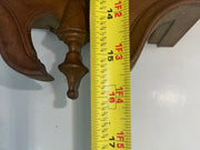 Vintage Spartus USA Brown Wooden 16 inch Mini Grandfather Wall Clock