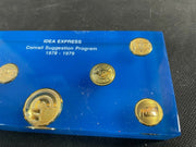 Vintage Idea Express Conrail Suggestion Program Button Set Plaque 1978-1979