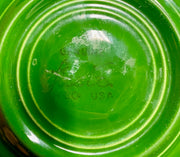 Vintage Forest Green Fiesta Lunch Plate Cup and Saucer
