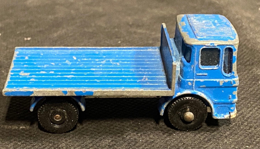 Vintage Blue Matchbox Site Hut Truck by Leakly