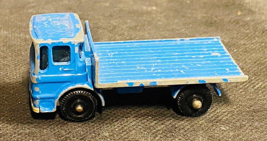 Vintage Blue Matchbox Site Hut Truck by Leakly