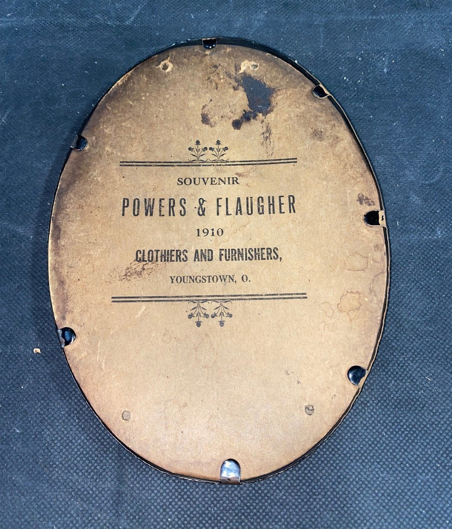Rare Antique 1910 Gibson girl Powers & Flaugher Youngstown Ohio Advertisment