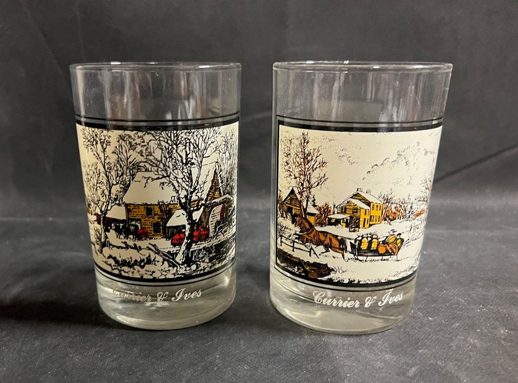 Vintage Arby's Currier and Ives Winter Christmas Farmhouse Glasses – Shop  Cool Vintage Decor