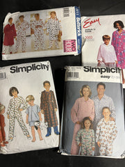 Four Vintage Simplicity Pattern Sewing Kits