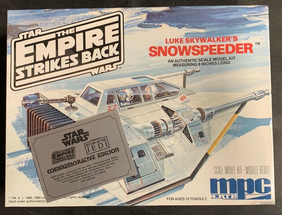 NIB Vintage Star Wars Empire Strikes Back Snow Speeder Model MPC