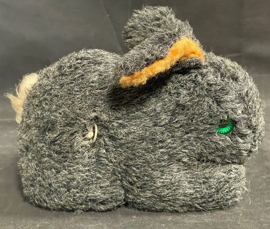 Vintage Mary Meyer Realistic Grey Plush Bunny Rabbit