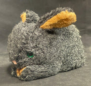 Vintage Mary Meyer Realistic Grey Plush Bunny Rabbit