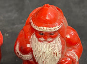 Retro Hard Plastic Vintage Santa Claus Candy Holder Ornaments