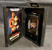 Original Sega Genesis Evander Holyfields Boxing w/ Case & Instructions