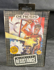 Original Sega Genesis Midnight Resistance w/ Case & Instructions