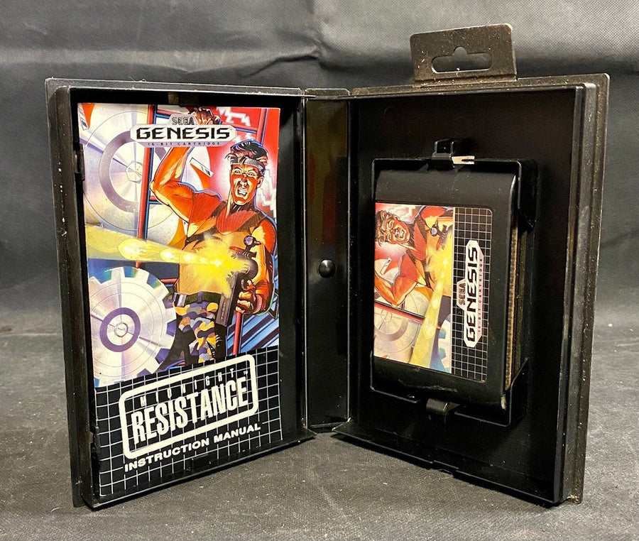 Original Sega Genesis Midnight Resistance w/ Case & Instructions