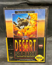 Original Sega Genesis Desert Strike Return to the Gulf w/ Case & Instructions