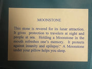 Vintage 0.44 Carat Weight Moonstone Gemstone in Case