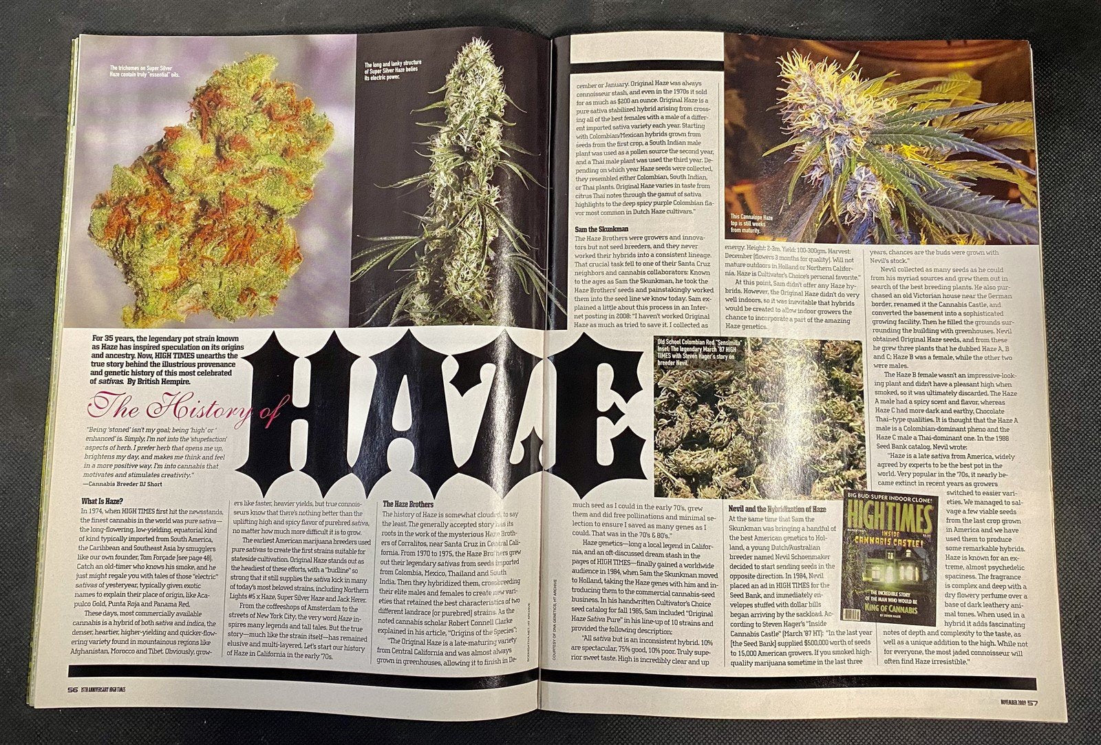 35th Anniversary Edition High Times Magazine November 2009