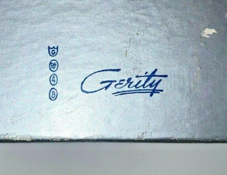 Vintage Gerity Salad Fork and Spoon CIRCA 1740 Deep Silver Holmes and Edwards