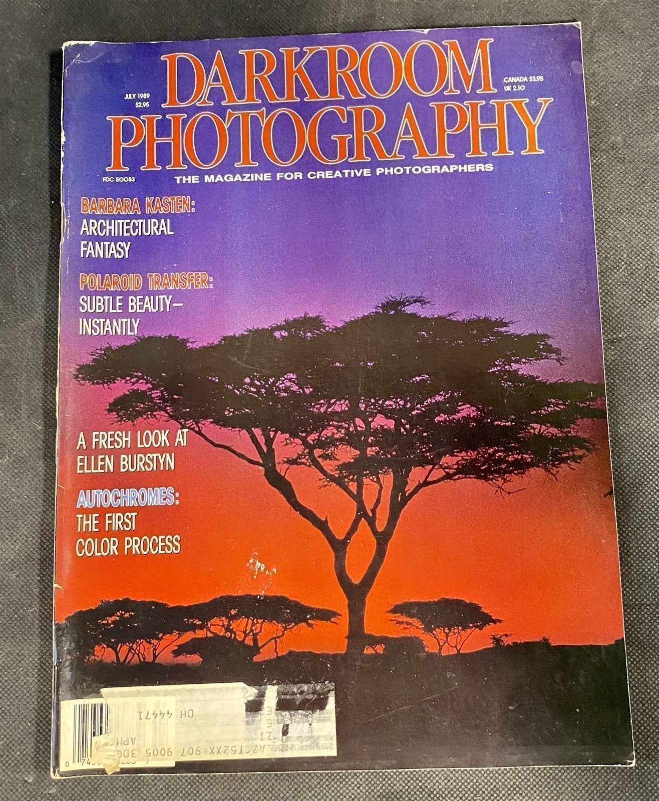 5 Vintage Darkroom Photography Magazines from 1989 Camera Film