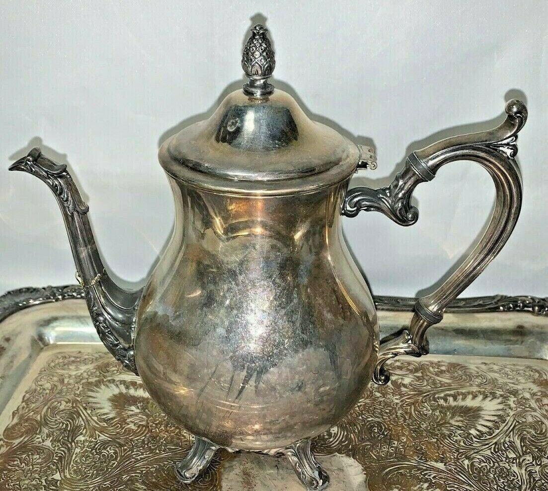 Antique W.M. Rogers Silver-plate Serving Set - Tray Sugar Creamer