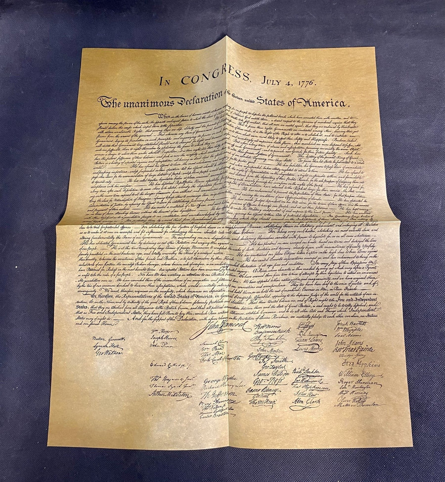 Humble Oil and Refining Gift of the Month Declaration of Independence Facsimile