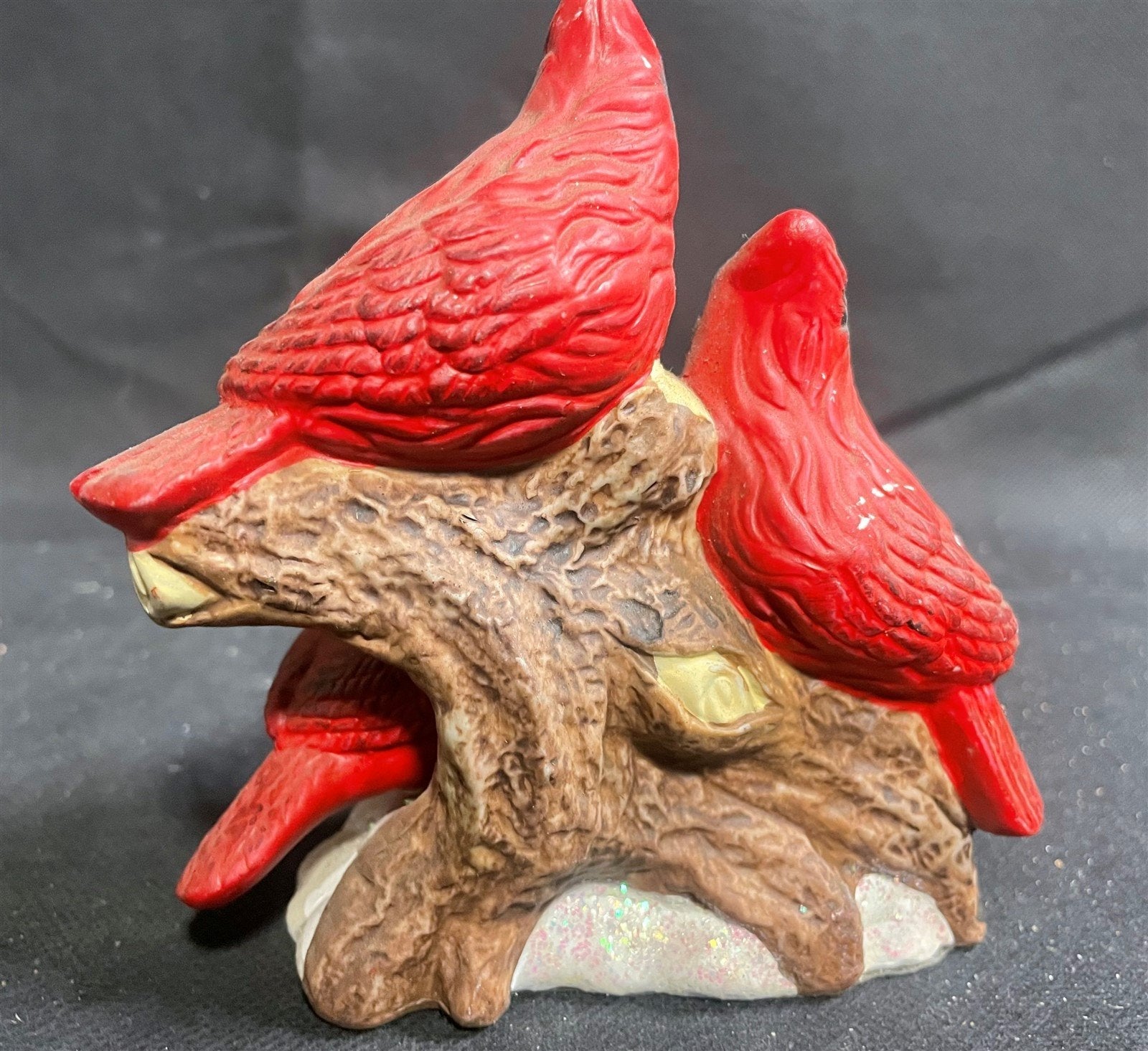 Vintage Ceramic K's Collection Cardinal Birds Decorative Figurine