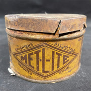 Antique Brightening Metal Polish Rusty Tin Advertising Can