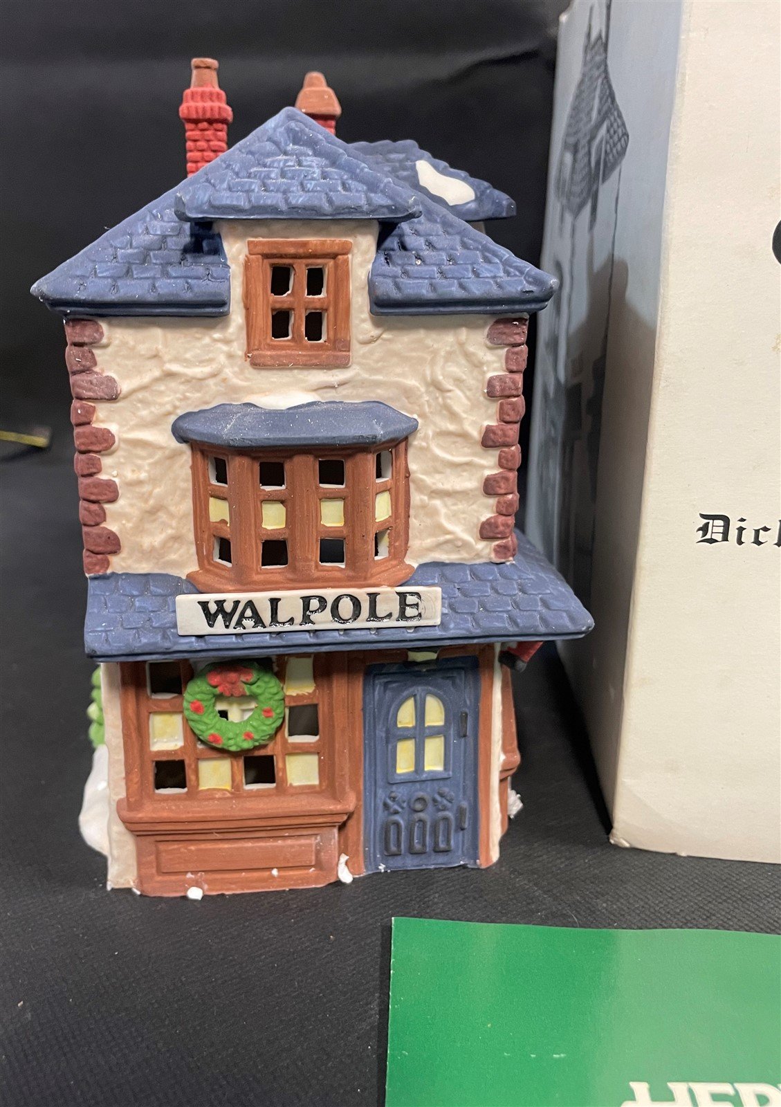 Vintage Retired Ceramic Walpole Tailors Dickens Village Department 56 House