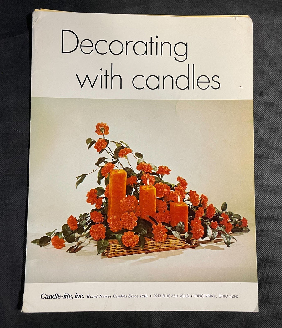 Vintage Decorating With Candles Crafting Book Candle-lite Inc.