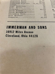 Vintage Immerman & Sons Inc Creative Crafts Catalog Cleveland Ohio