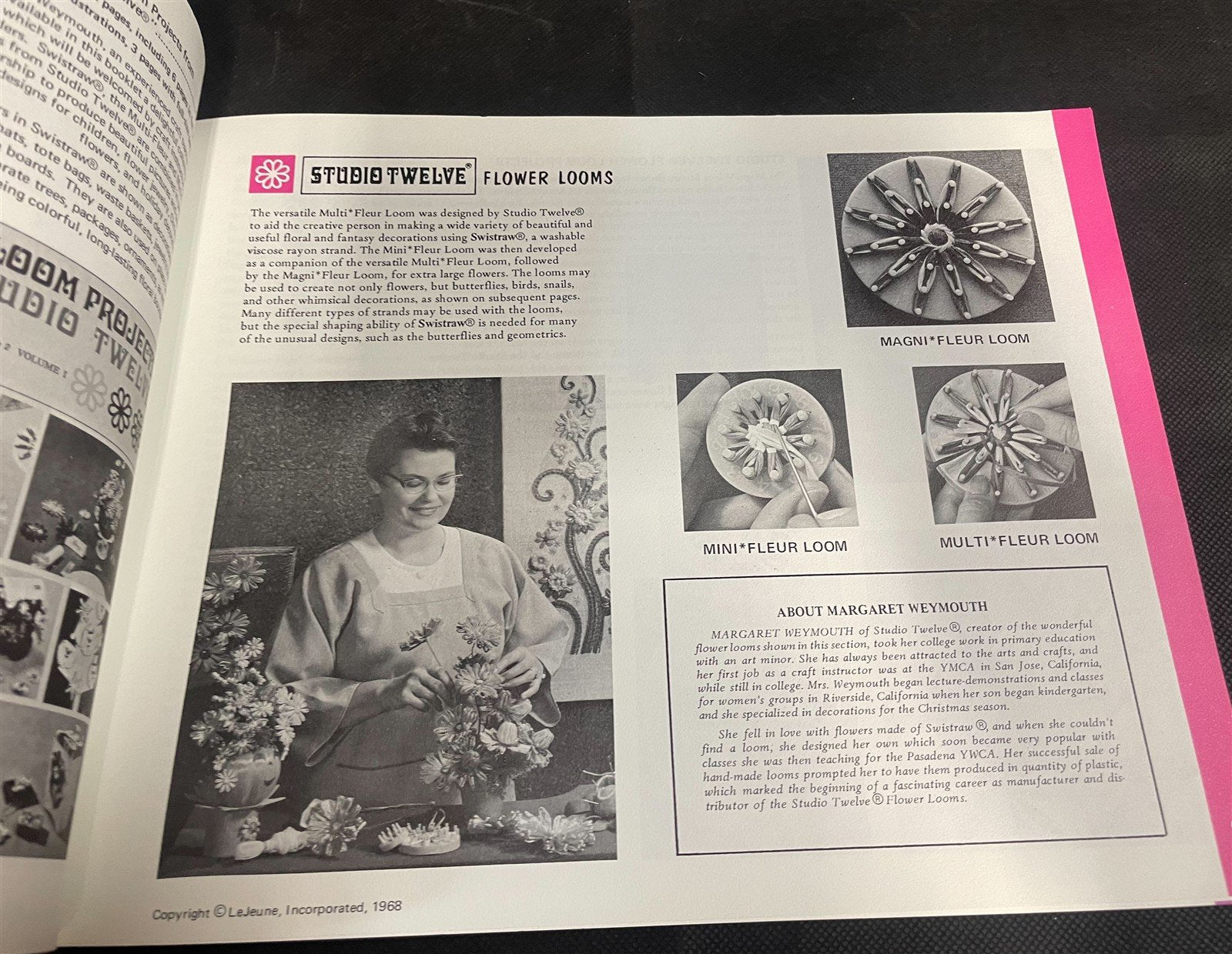 Vintage Lejeunne Incorporation 1968 Sewing Crafts Book