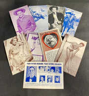 9 Mixed Lot Vintage Arcade Cards From Youngstown OH)Ohio's Idora Park