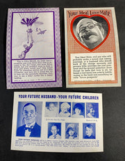 9 Mixed Lot Vintage Arcade Cards From Youngstown OH)Ohio's Idora Park