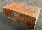 Antique Dennison's Jewelry Cleaning Casket Empty Wooden Storage Box