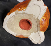 Vintage 1977 Large Ceramic Retro Owl Bank Alberta's Molds Inc