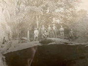 RARE Photo on Glass of Mill Creek Park's (Youngtown Ohio) Lanterman's Mill (OH)