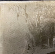 RARE Photo on Glass of Mill Creek Park's (Youngtown Ohio) Lanterman's Mill (OH)