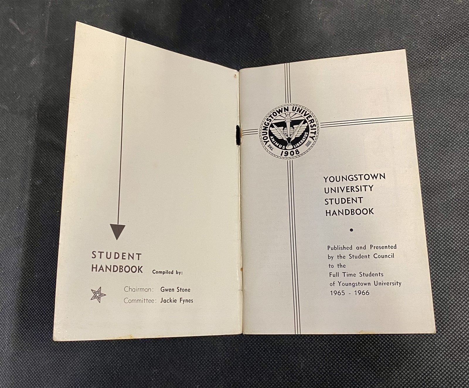 1965 Youngstown State University (YSU) Student Handbook