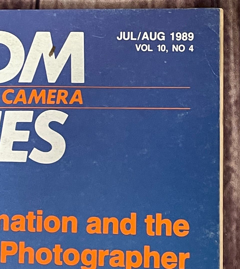 Vintage 1989 and 1992 Issues of 2 Darkroom Techniques Magazines