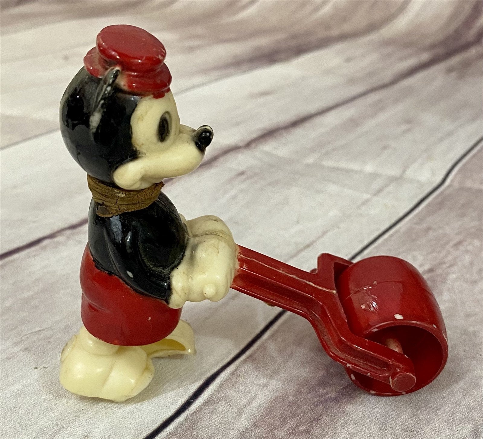 Vintage 1950’s Mickey Mouse Roller Ramp Walker Toy