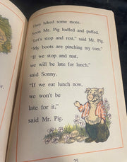 Vintage 1977 Mr. Pig and Sonny Too Hardback Children's Book