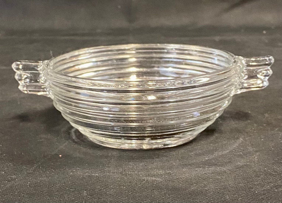 4 Vintage Anchor Hocking Manhattan Wing Handled Berry Bowls
