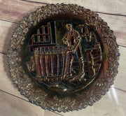 Vintage Carnival Glass Fenton Annual Decorative Collectors Plate 1974