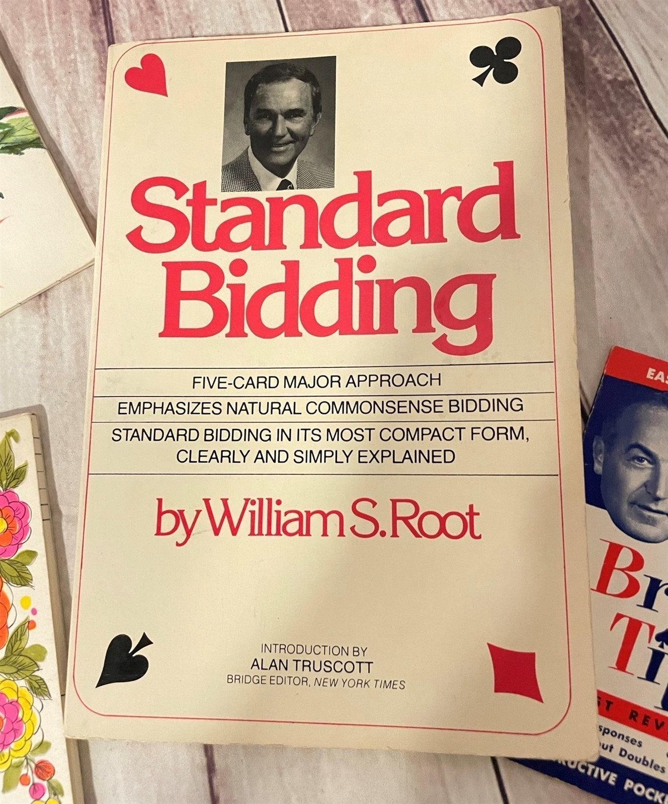 Vintage Standard Bidding Bridge Tips Book and Retro Score Card Books