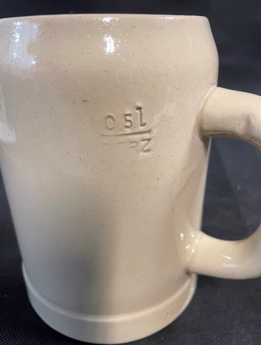 Vintage Heidelberg Stoneware Beer Stein Breweriana With Crest Germany