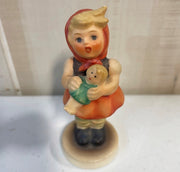 Vintage Ceramic Porcelain Goebel Hummel Girl Figurine West Germany