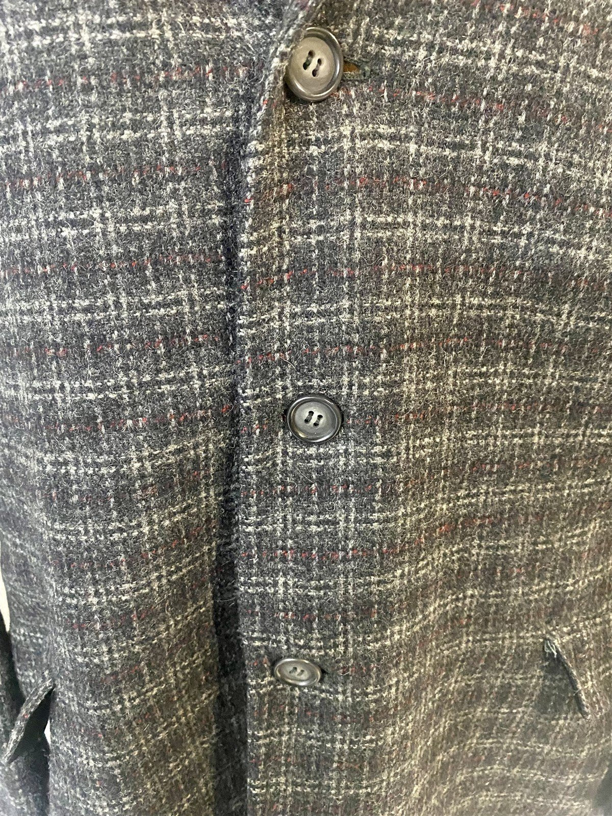 Vintage Warren Sewell Clothing Company 3 Button Closure Plaid Sports Jacket