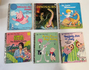 Vintage Children's World of Little Golden Books Collection Lot