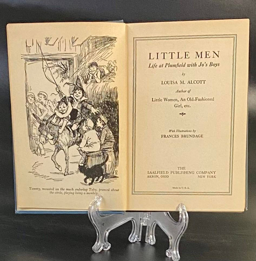 Vintage 1928 (C) Louisa M. Alcott's "Little Men" Illustrated by Frances Brundage