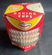 Vintage Boxes of Happy Birthday Candles and Retro Baking Cups