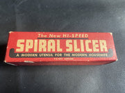 New Hi-Speed Spiral Slicer Modern Utensil Vintage Original Box