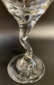 3 Libbey "Z" Stem 9oz Clear Martini Glasses